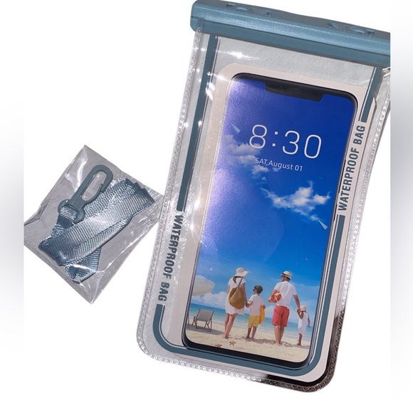 Waterproof Phone Pouch - Blue - Picture 2 of 3